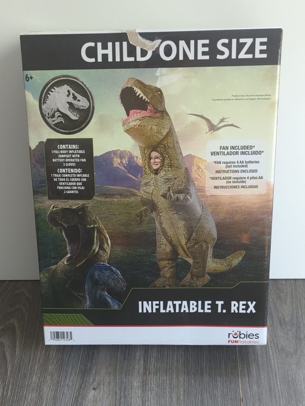 Jurassic World Child Inflatable T.Rex Costume One Size